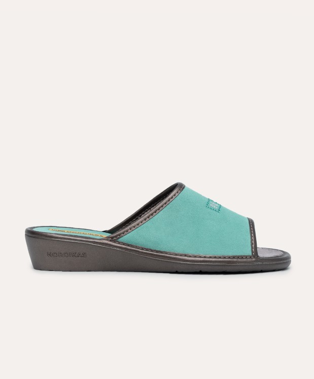nordikas ZAPATILLAS DE CASA MUJER AFELPADO MENTA Liquidación