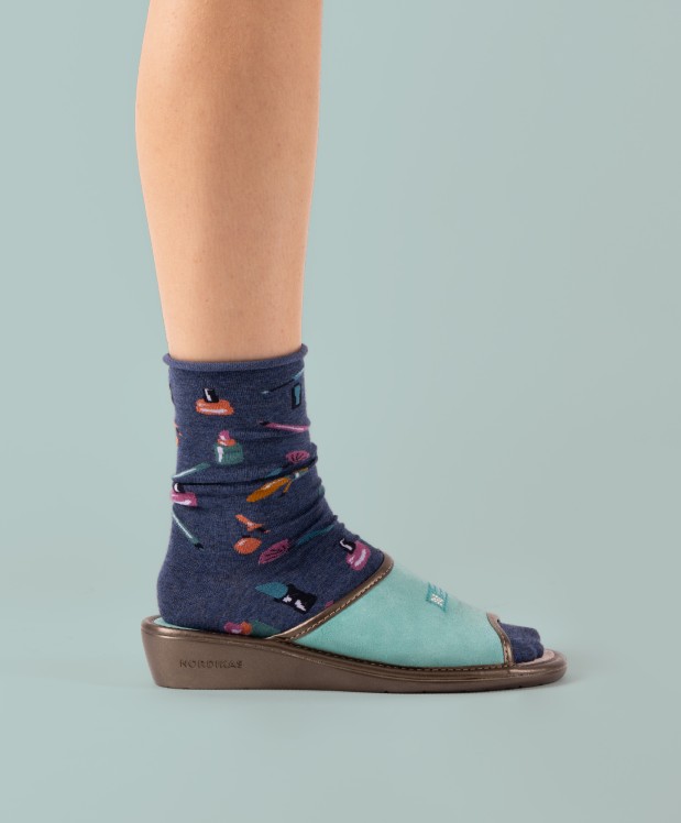 nordikas ZAPATILLAS DE CASA MUJER AFELPADO MENTA Liquidación