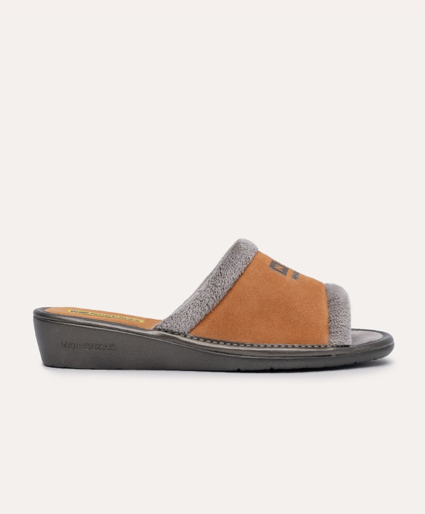 nordikas ZAPATILLAS DE CASA MUJER AFELPADO NARANJA Rebajas online