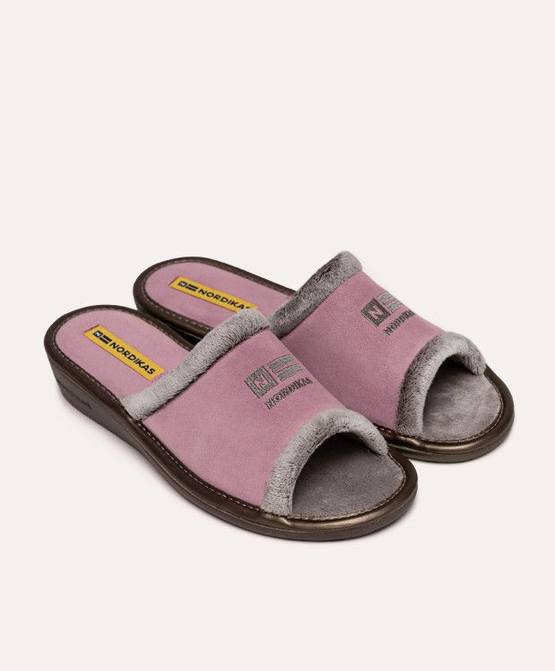 nordikas ZAPATILLAS DE CASA MUJER AFELPADO ROSA Rebajas top