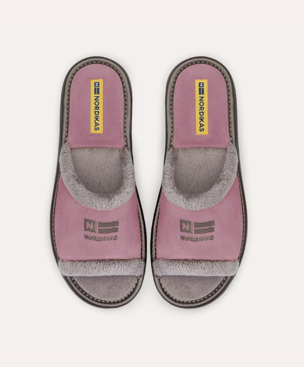 nordikas ZAPATILLAS DE CASA MUJER AFELPADO ROSA Rebajas top