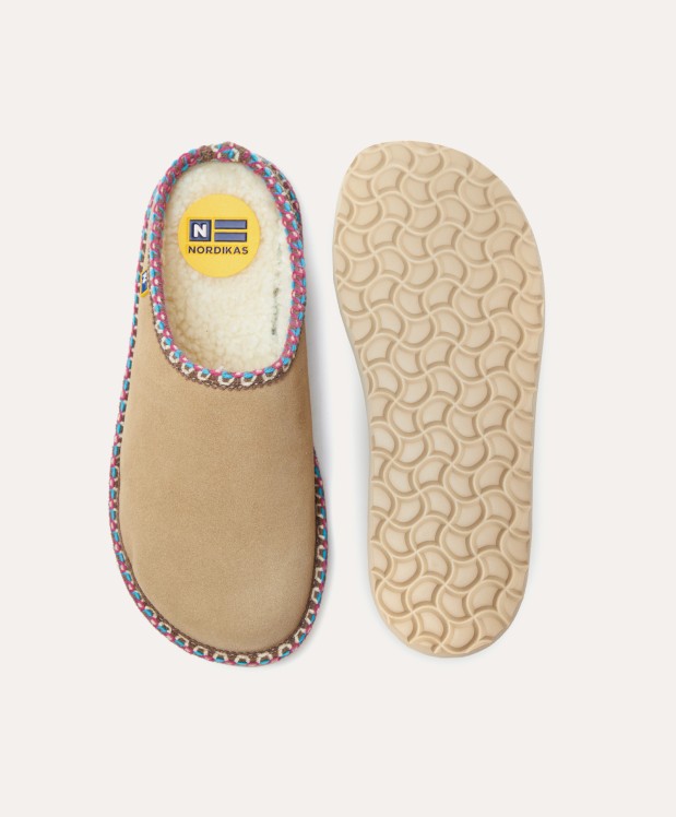 nordikas ZAPATILLAS DE CASA MUJER AFELPADO ARENA Envío gratis