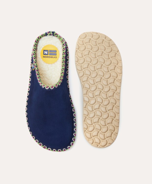 nordikas ZAPATILLAS DE CASA MUJER AFELPADO INDICO Envío gratis