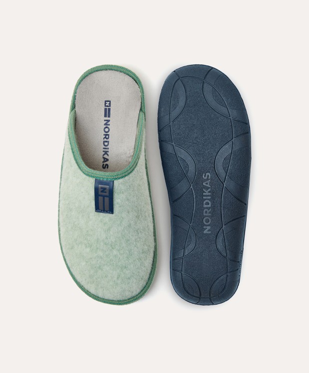 nordikas ZAPATILLAS DE CASA MUJER TIROL ESMERALDA Liquidación