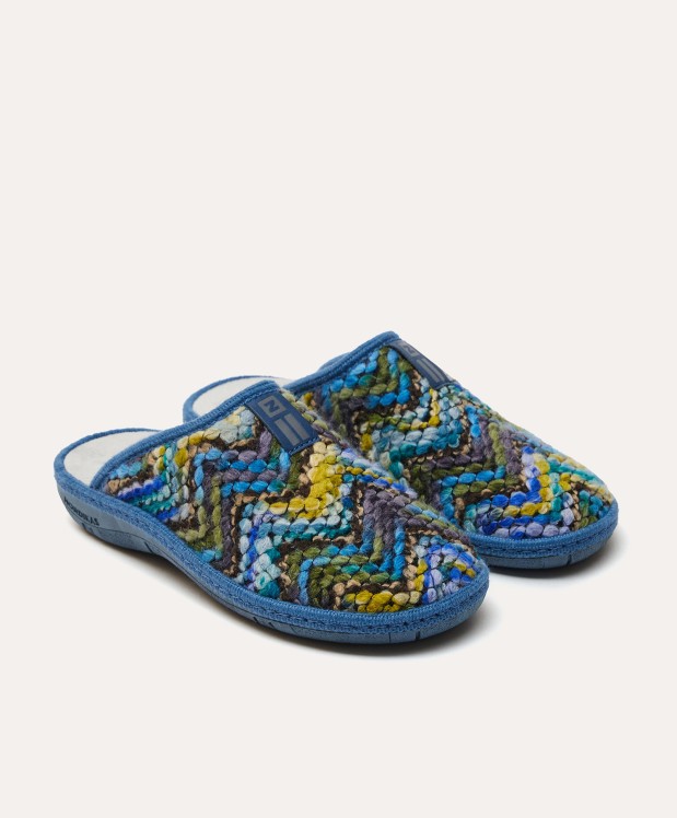 nordikas ZAPATILLAS DE CASA MUJER ANDINO AZUL Descuento por venta flash
