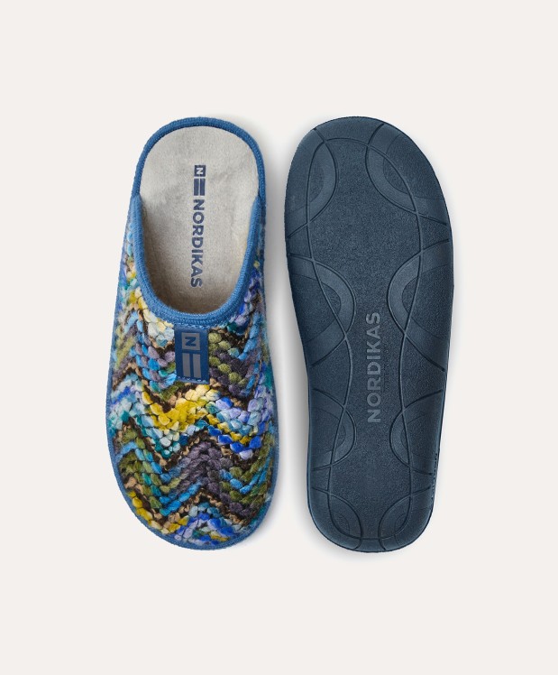 nordikas ZAPATILLAS DE CASA MUJER ANDINO AZUL Descuento por venta flash