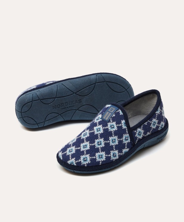 nordikas ZAPATILLAS DE CASA MUJER CERLER MARINO Precio ultrabajo