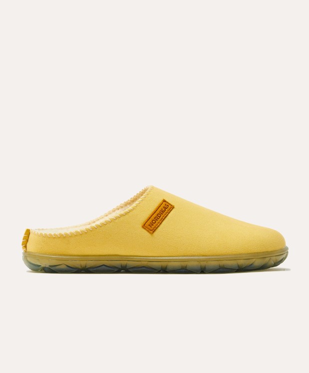 nordikas ZAPATILLAS DE CASA MUJER ECO SUEDE YELLOW En línea