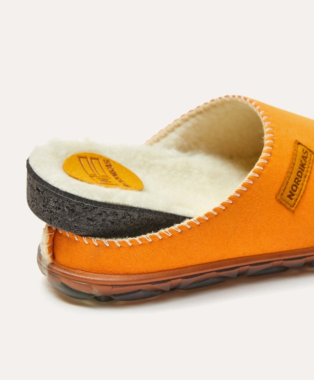 nordikas ZAPATILLAS DE CASA MUJER ECO SUEDE ORANGE Outlet online