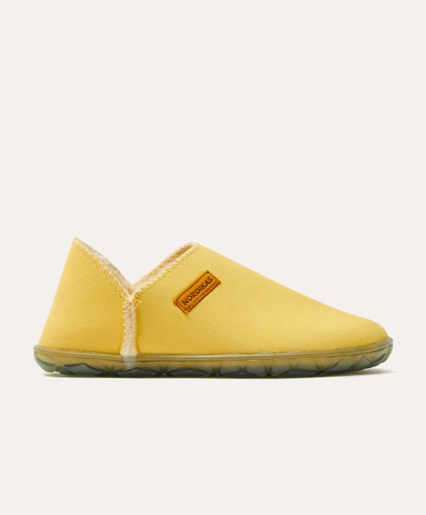 nordikas ZAPATILLAS DE CASA MUJER ECO SUEDE YELLOW Ofertas