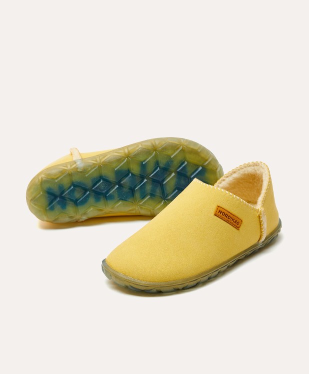 nordikas ZAPATILLAS DE CASA MUJER ECO SUEDE YELLOW Ofertas