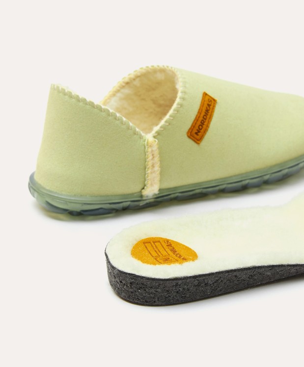 nordikas ZAPATILLAS DE CASA MUJER ECO SUEDE SALVIA Venta caliente