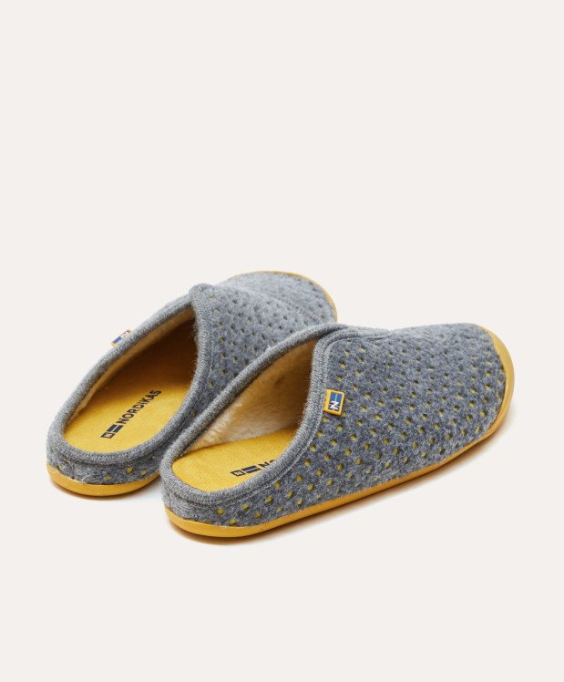 nordikas ZAPATILLAS DE CASA MUJER PUNTINI GRIS Gran oferta