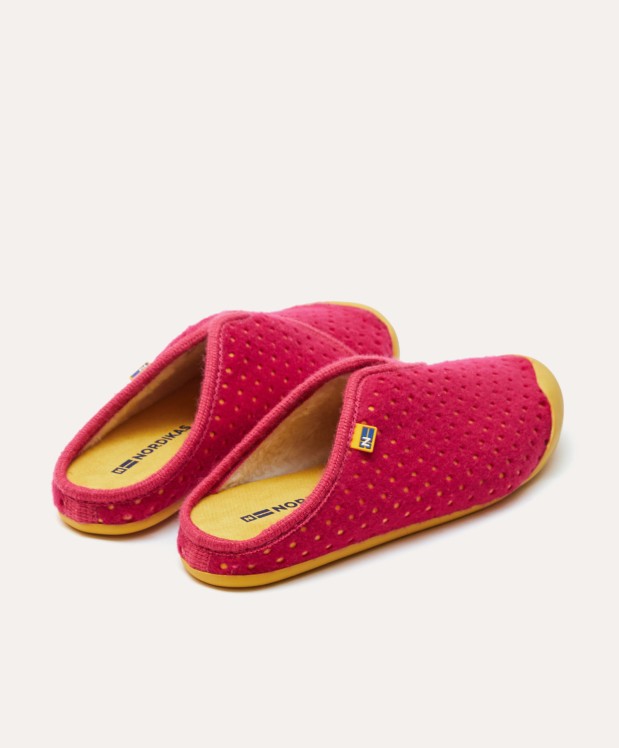 nordikas ZAPATILLAS DE CASA MUJER PUNTINI FRESA Rebajas baratas