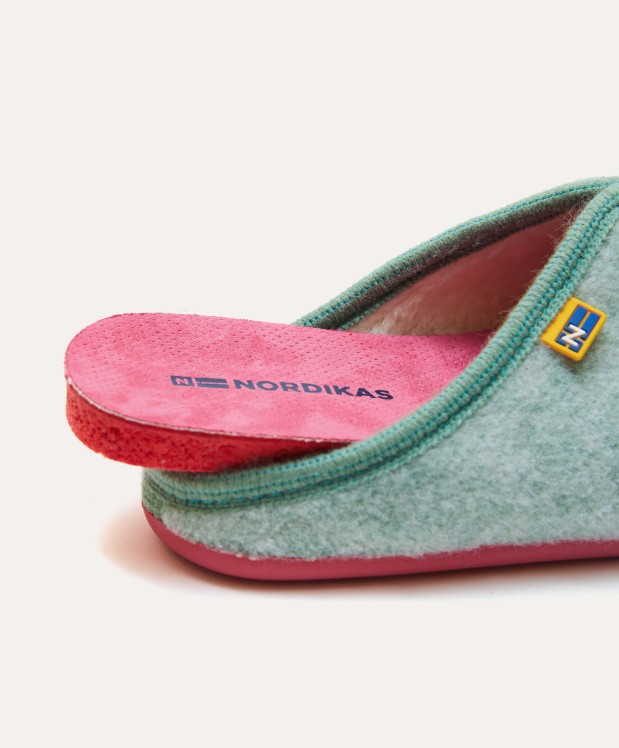 nordikas ZAPATILLAS DE CASA MUJER VIENA ESMERALDA Descuento