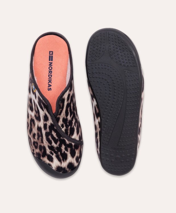 nordikas ZAPATILLAS DE CASA MUJER LINCE MARRON Envío gratis