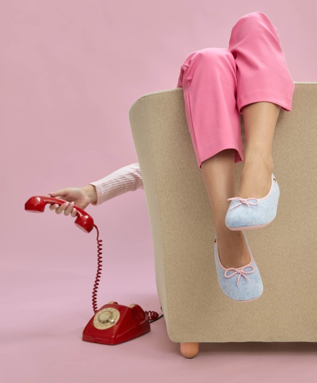 nordikas ZAPATILLAS DE CASA MUJER VIENA CELESTE ÚLTIMAS EDICIONES