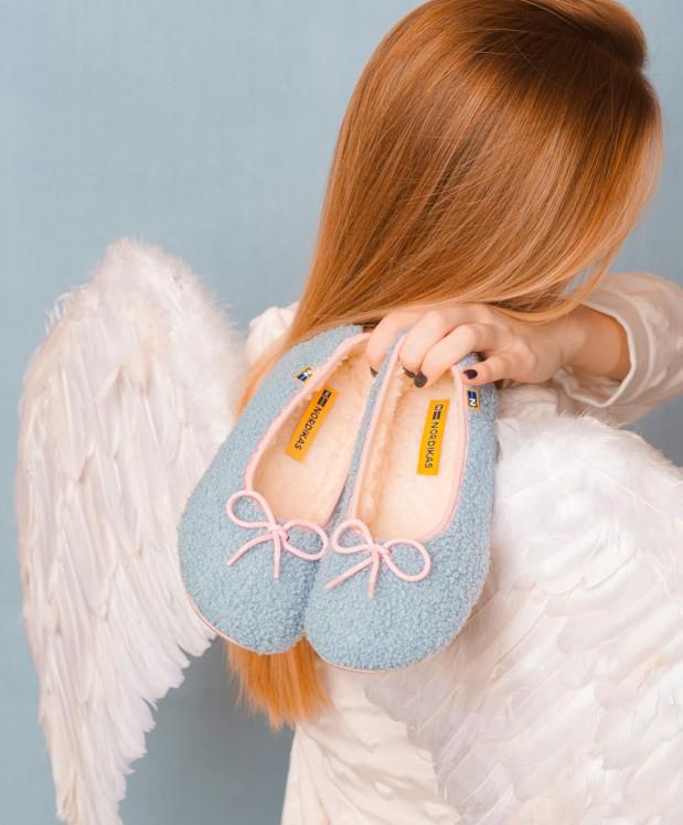 nordikas ZAPATILLAS DE CASA MUJER TEDDY CELESTE Último día