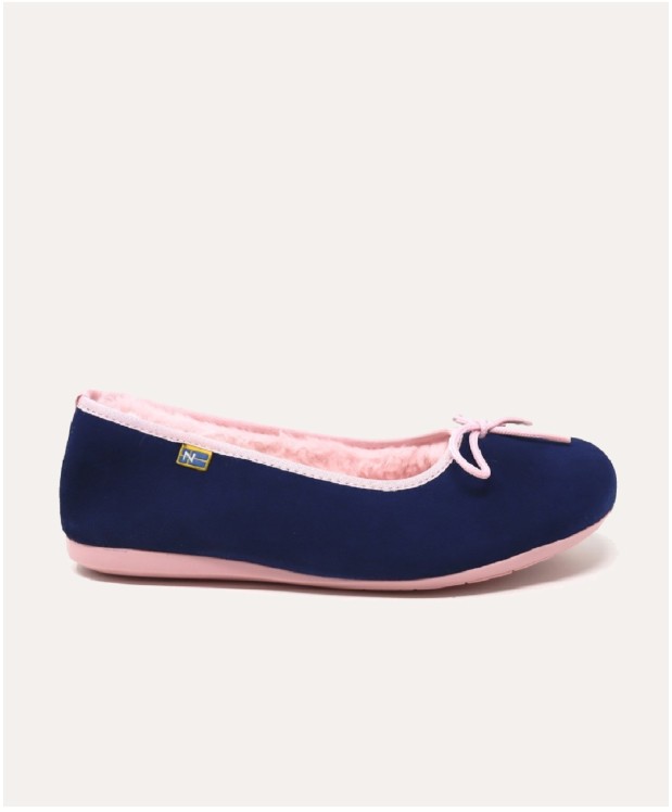 nordikas ZAPATILLAS DE CASA MUJER AFELPADO INDICO Solo hoy