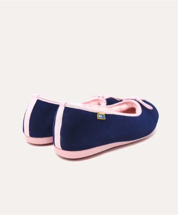 nordikas ZAPATILLAS DE CASA MUJER AFELPADO INDICO Solo hoy