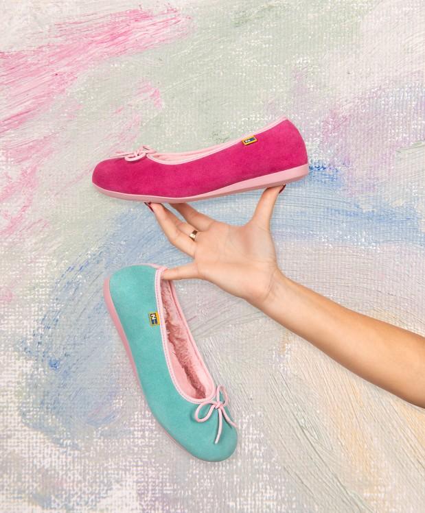 nordikas ZAPATILLAS DE CASA MUJER AFELPADO MENTA Oferta especial de fábrica