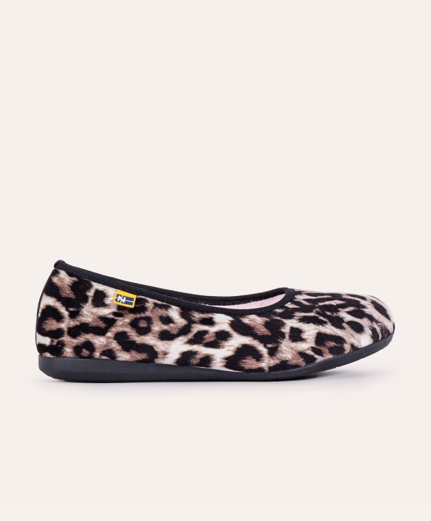 nordikas ZAPATILLAS DE CASA MUJER LINCE MARRON Solo queda un día