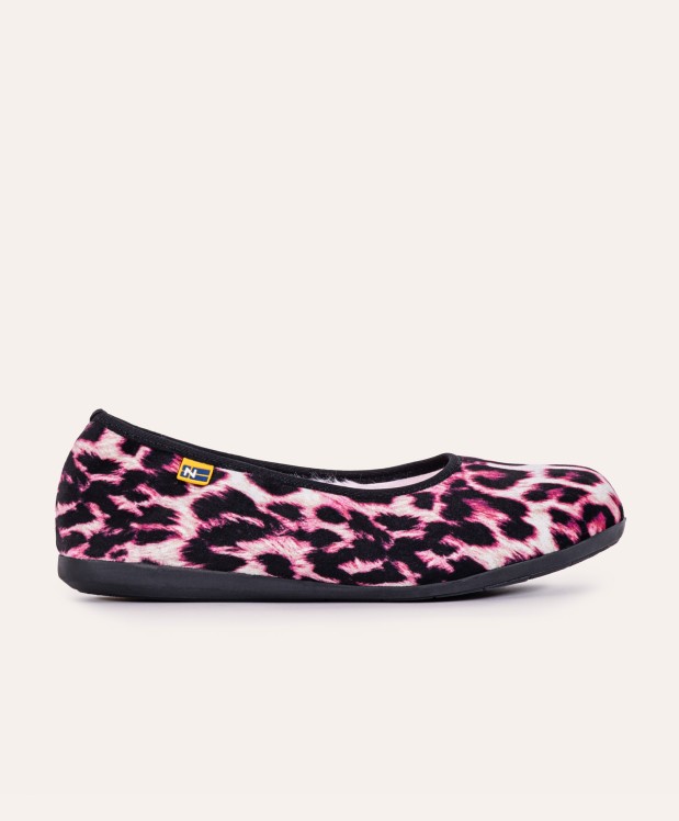 nordikas ZAPATILLAS DE CASA MUJER LINCE FRESA Superdescuento