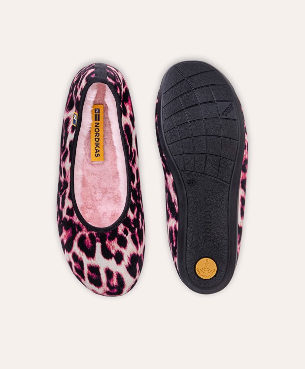 nordikas ZAPATILLAS DE CASA MUJER LINCE FRESA Superdescuento