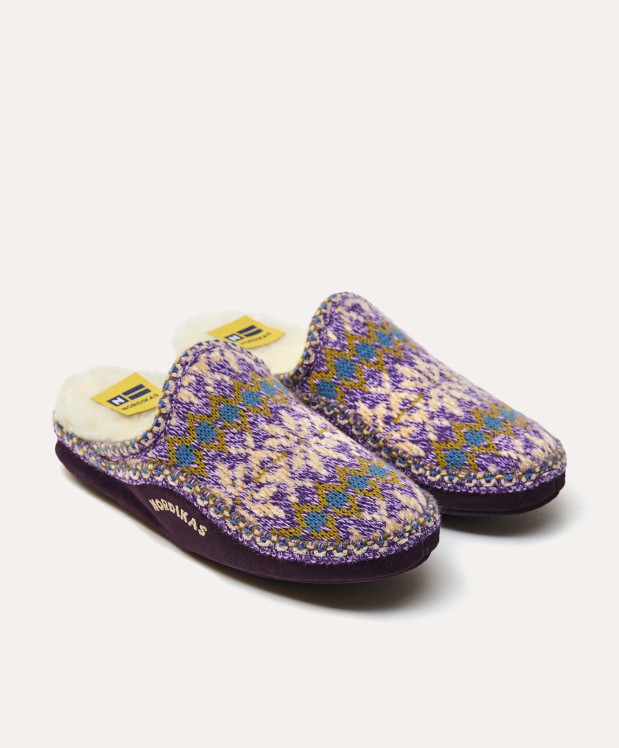 nordikas ZAPATILLAS DE CASA MUJER FORMIGAL PURPURA En oferta