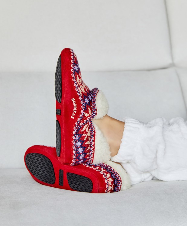 nordikas ZAPATILLAS DE CASA MUJER FORMIGAL CEREZA Descuentos del mes