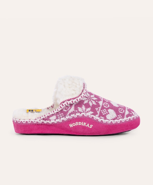 nordikas ZAPATILLAS DE CASA MUJER COPITOS FRESA Última moda