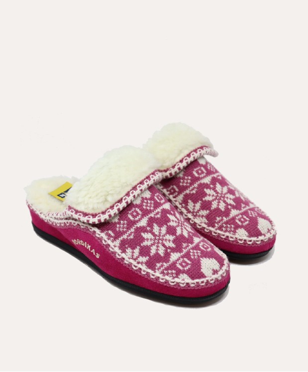 nordikas ZAPATILLAS DE CASA MUJER COPITOS FRESA Ofertas de temporada