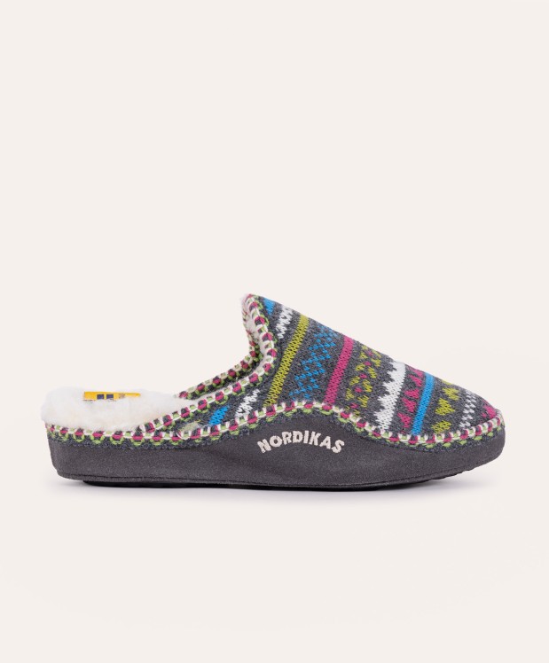 nordikas ZAPATILLAS DE CASA MUJER CANDANCHU GRIS Grandes ahorros