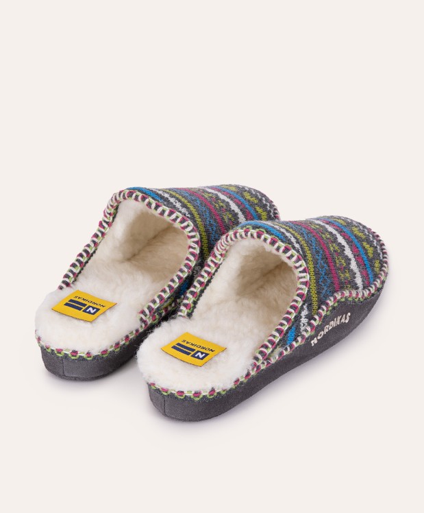 nordikas ZAPATILLAS DE CASA MUJER CANDANCHU GRIS Grandes ahorros