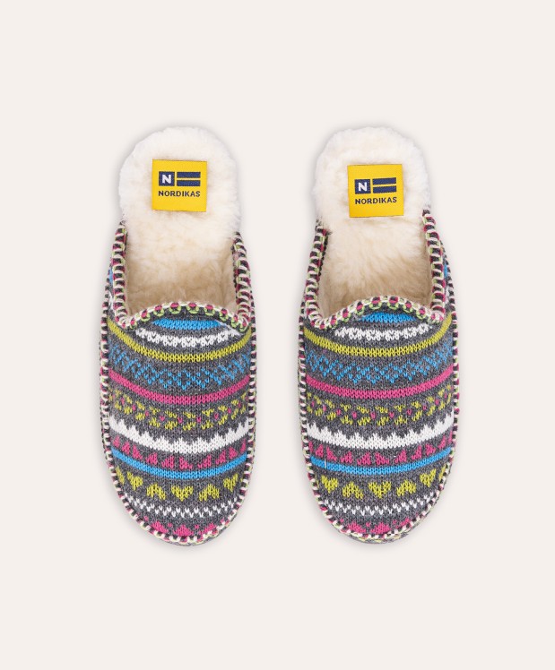 nordikas ZAPATILLAS DE CASA MUJER CANDANCHU GRIS Grandes ahorros