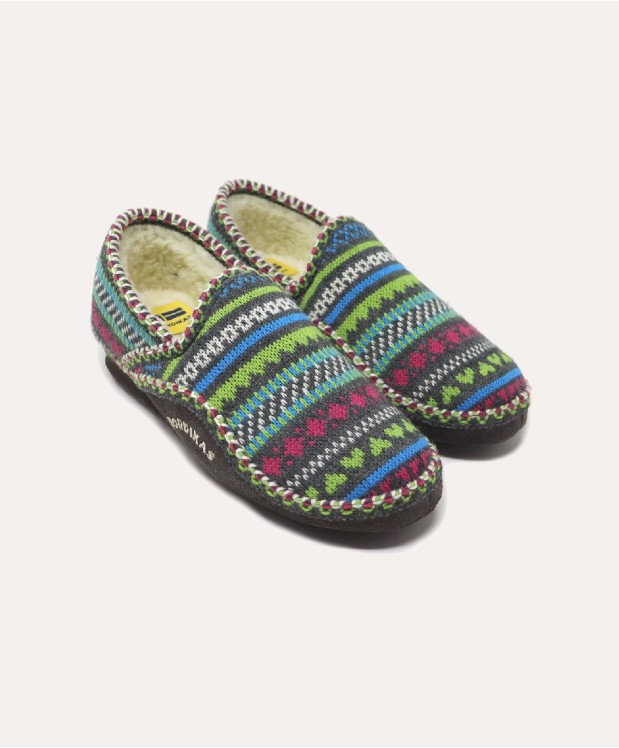 nordikas ZAPATILLAS DE CASA MUJER CANDANCHU GRIS Rebajas de fin de temporada