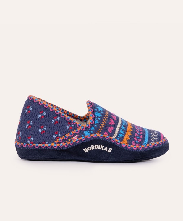 nordikas ZAPATILLAS DE CASA MUJER CANDANCHU MARINO 2025