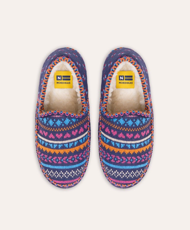 nordikas ZAPATILLAS DE CASA MUJER CANDANCHU MARINO 2025