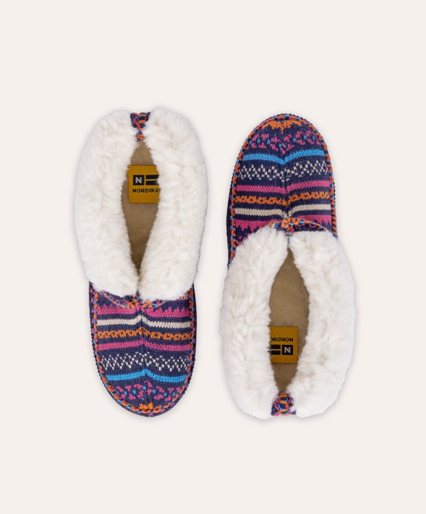 nordikas ZAPATILLAS DE CASA MUJER CANDANCHU MARINO En línea