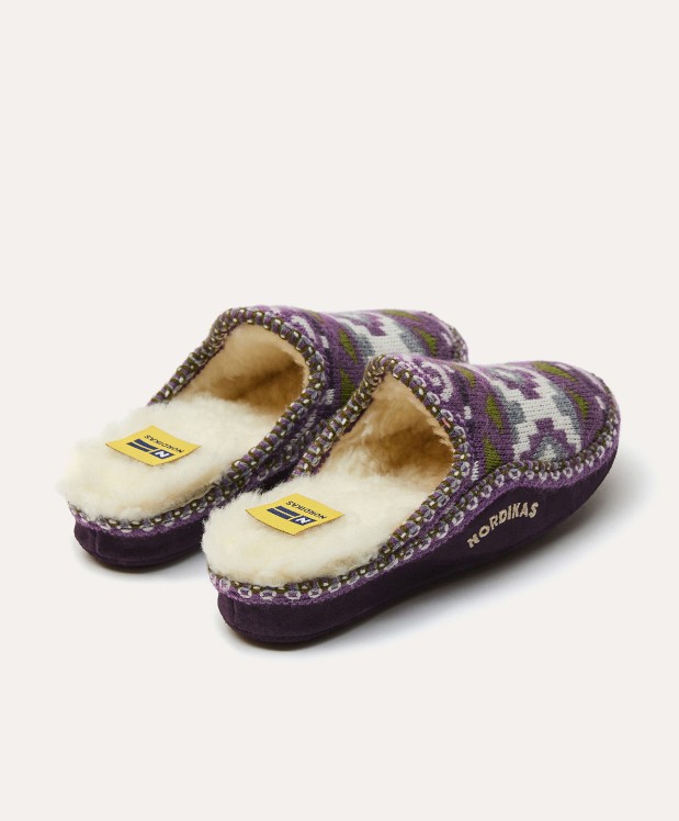 nordikas ZAPATILLAS DE CASA MUJER INCA PURPURA Rebajas