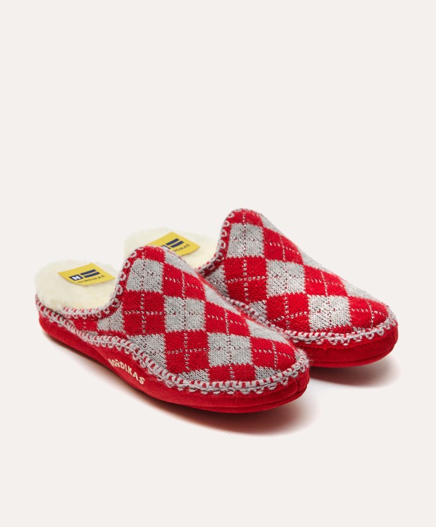 nordikas ZAPATILLAS DE CASA MUJER DAMA ROJO Gran oferta
