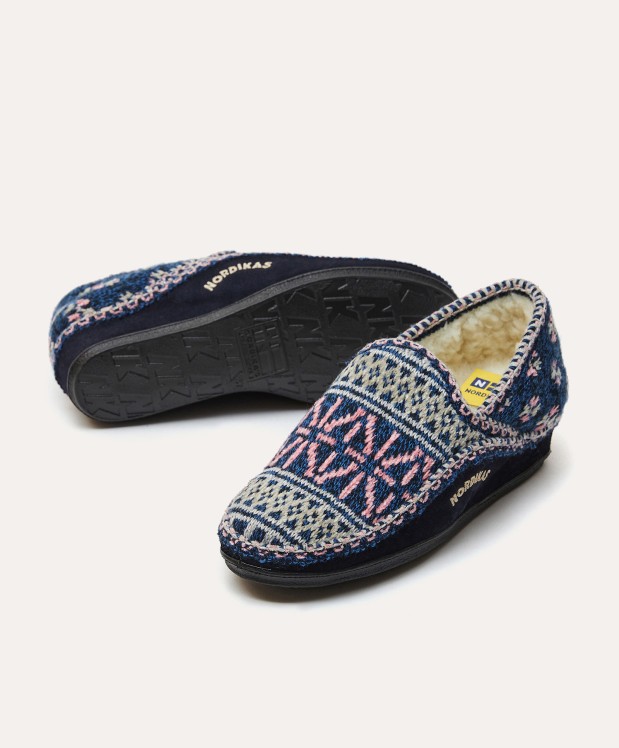 nordikas ZAPATILLAS DE CASA MUJER TEIDE AZUL Tienda