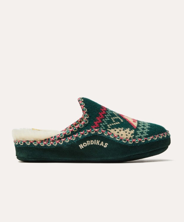 nordikas ZAPATILLAS DE CASA MUJER REFUGIO VERDE BOTELLA Rebajas online