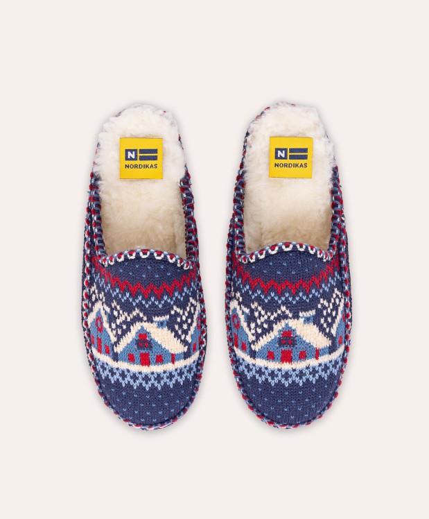 nordikas ZAPATILLAS DE CASA MUJER CABAÑA MARINO Envío gratis