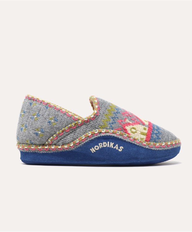 nordikas ZAPATILLAS DE CASA MUJER CABAÑA GRIS Oferta especial