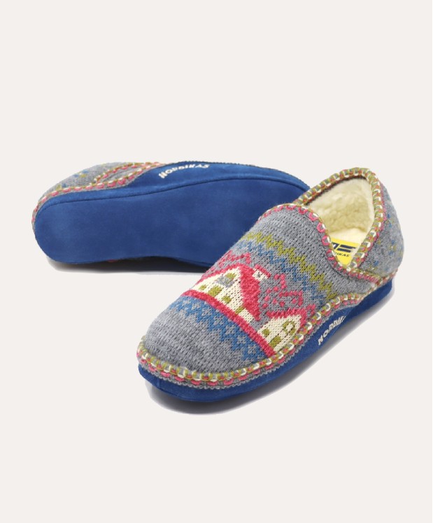 nordikas ZAPATILLAS DE CASA MUJER CABAÑA GRIS Oferta especial