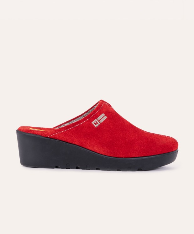 nordikas ZAPATILLAS DE CASA MUJER AFELPADO CEREZA Promoción por tiempo limitado