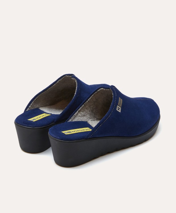 nordikas ZAPATILLAS DE CASA MUJER AFELPADO INDICO Solo hoy