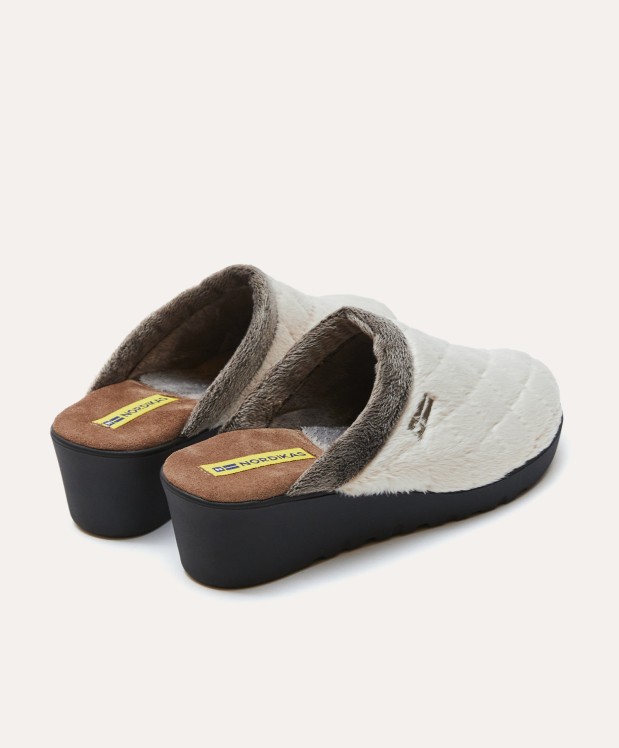 nordikas ZAPATILLAS DE CASA MUJER ALPINO BEIGE Superdescuento