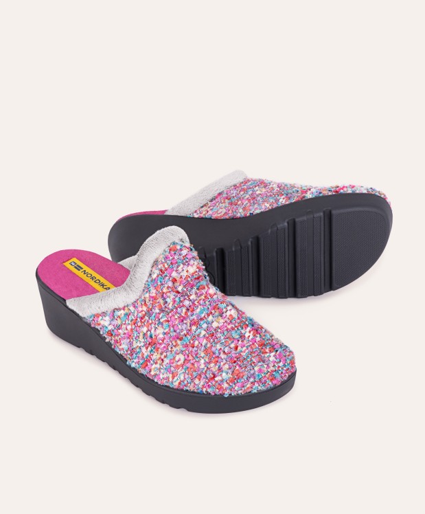 nordikas ZAPATILLAS DE CASA MUJER AVIÑON FRESA Envío internacional gratuito